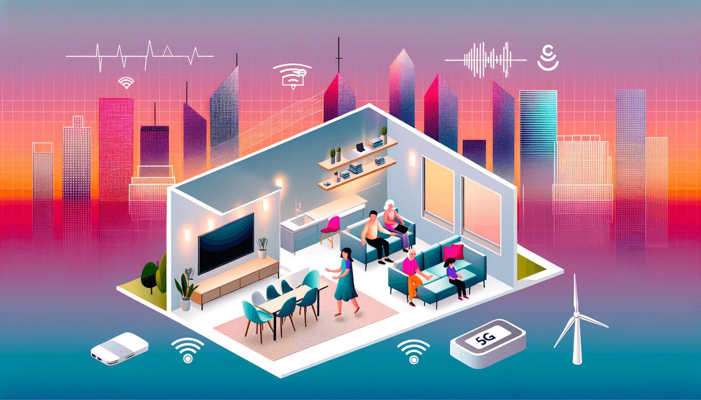 Family Enjoying 5G Home Internet in Modern Australian Home