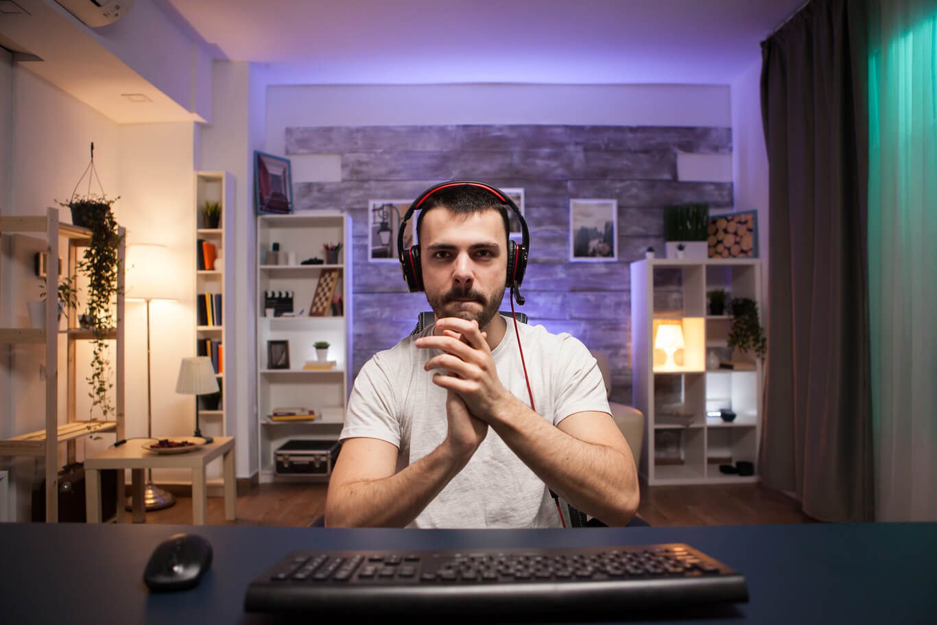 Streaming in Cozy Living Room | Internet Home Plans