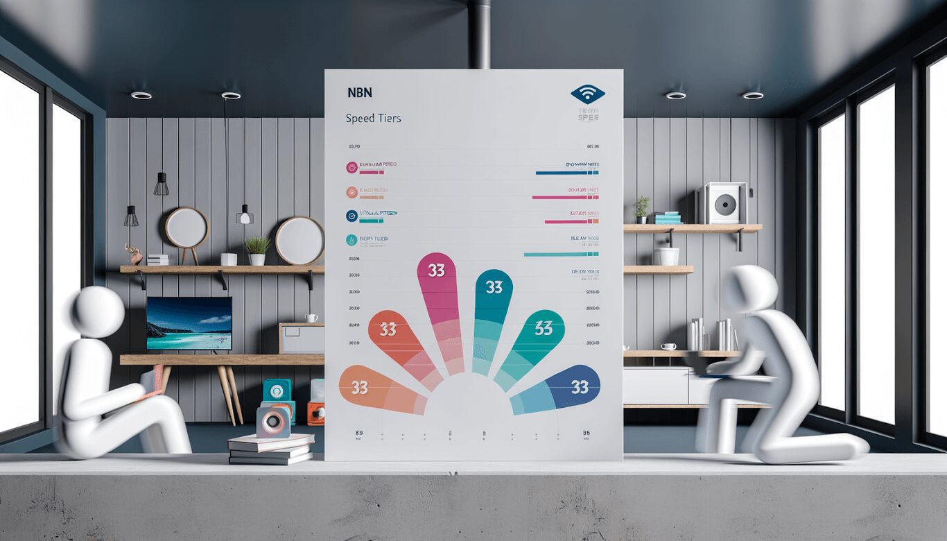 Infographic of NBN Speed Tiers: Features, Pros & Cons