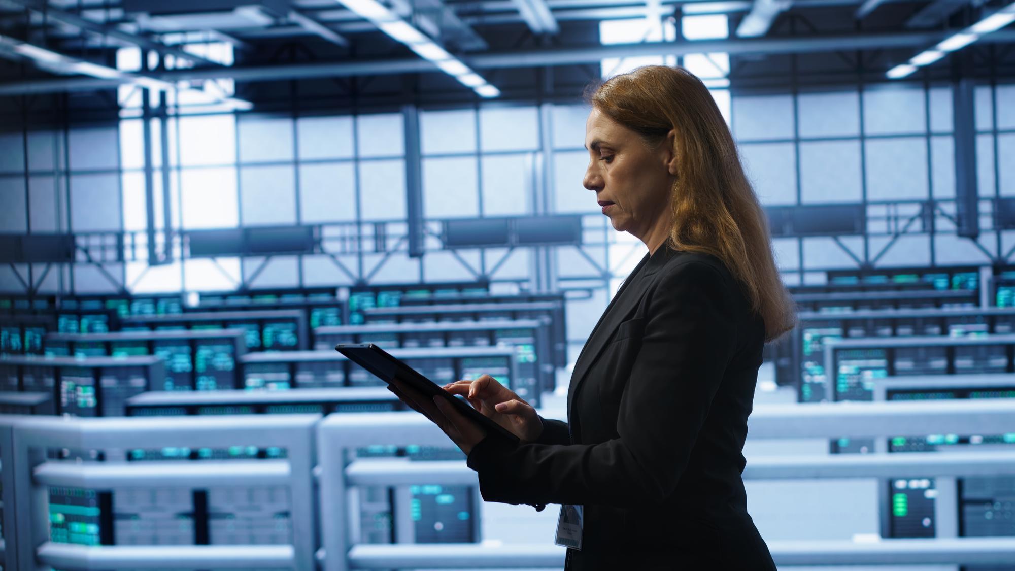 Business Professionals Discussing NBN Connectivity Solutions